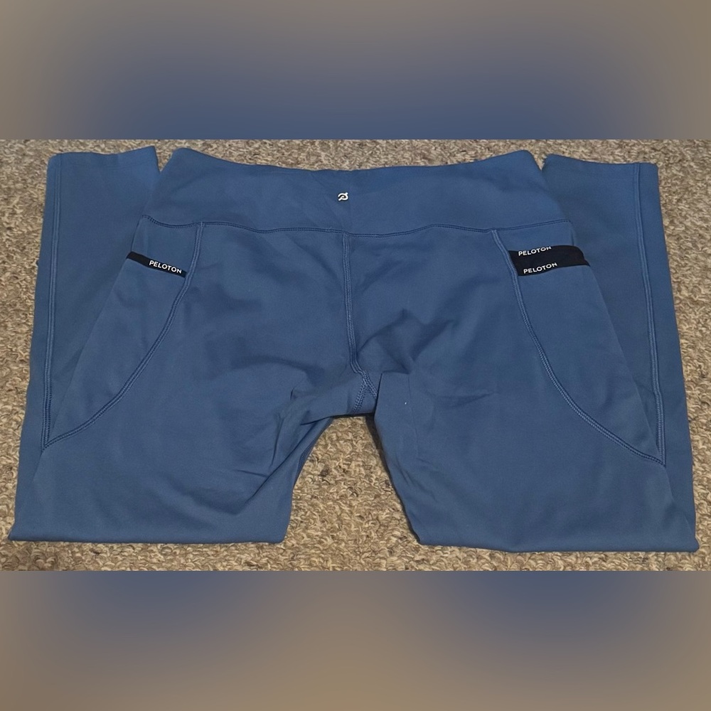 Peloton Here Now Logo Trim Pocket High Rise Leggings - Picture 2 of 5